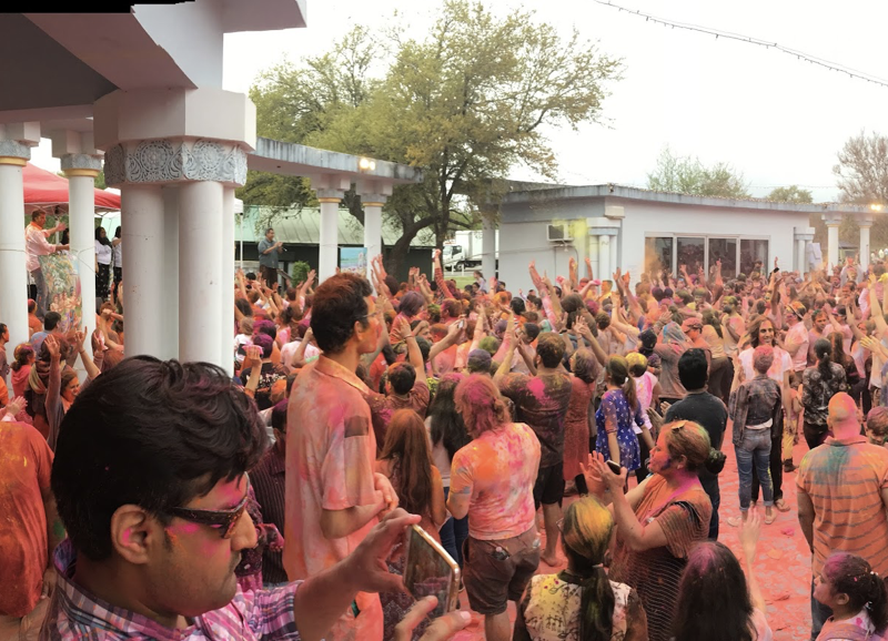 Radha Krishn jhanki at Barsana Dham Austin-Radha Madhav Dham Austin