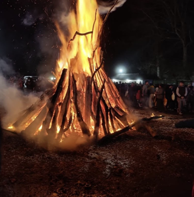 Holika Dahan at Dwarkadhish Temple NJ,New Jersey