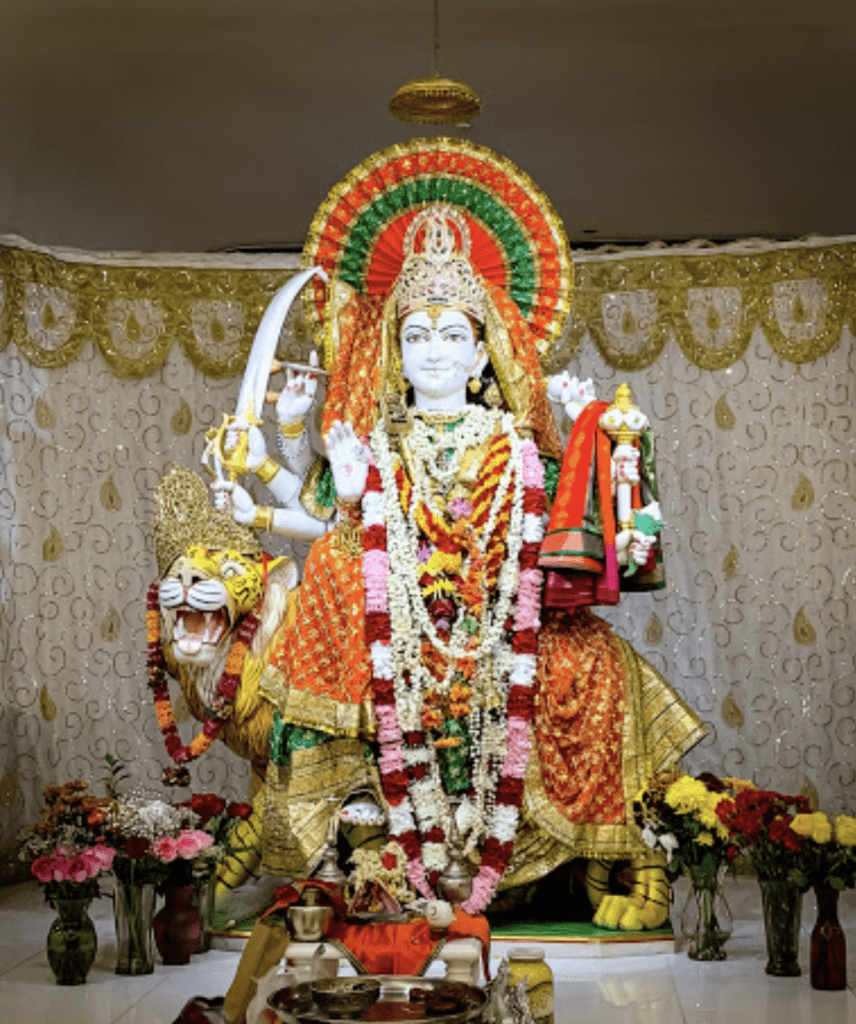 Mother Durga Murti at Durga Mandir Princeton