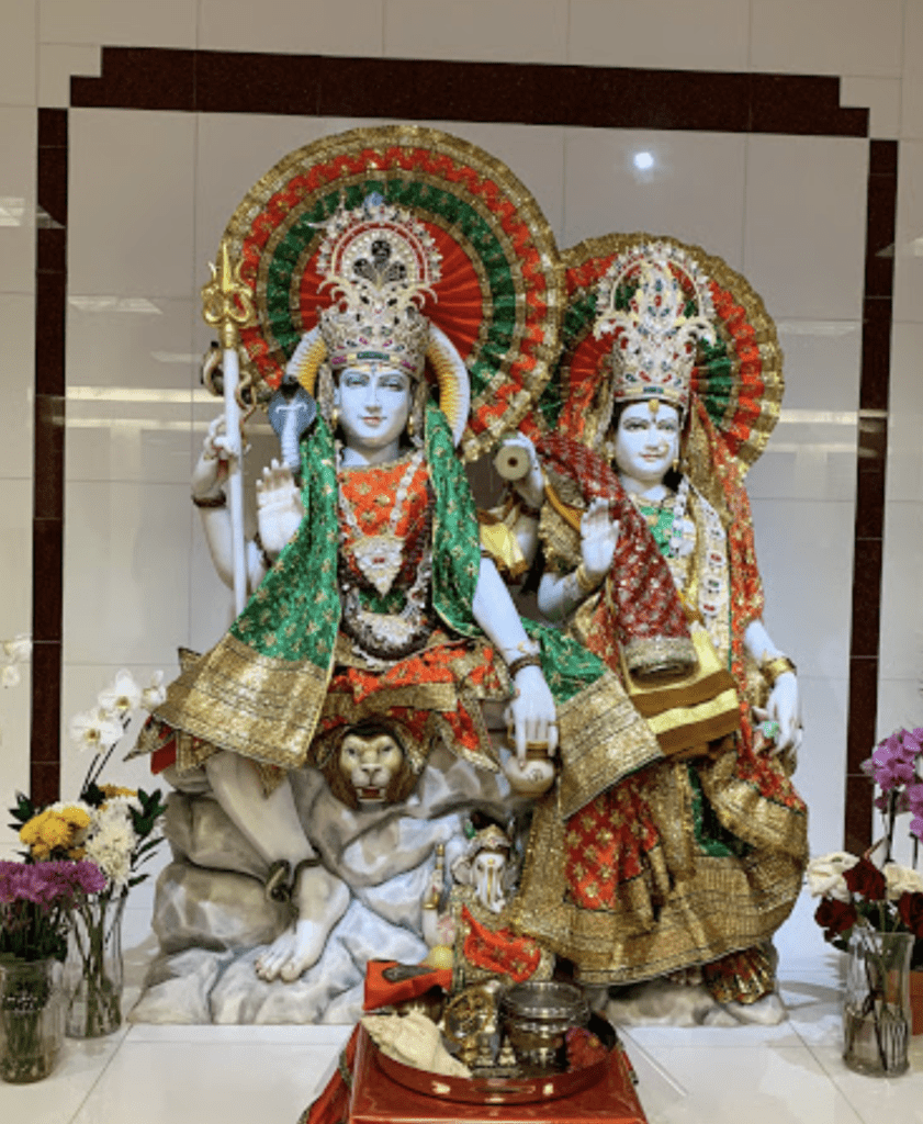 Bhagwan Shiva Mata Parvati at Durga Temple New Jersey