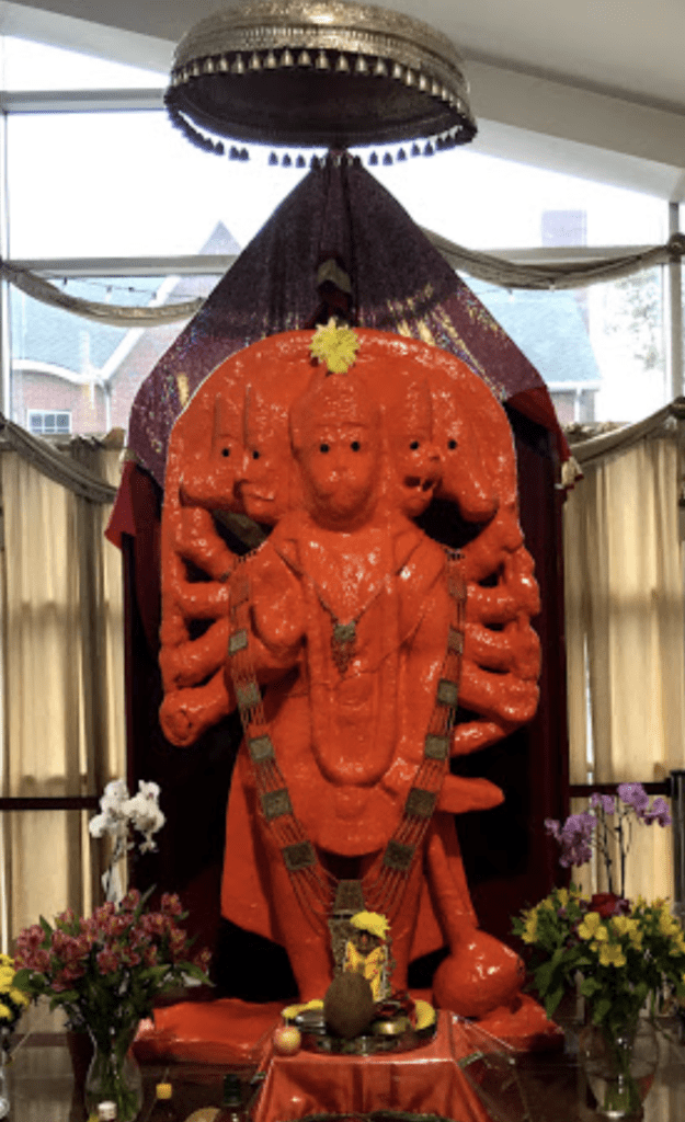 Panchmukhi Hanuman ji at Durga Mandir New Jersey